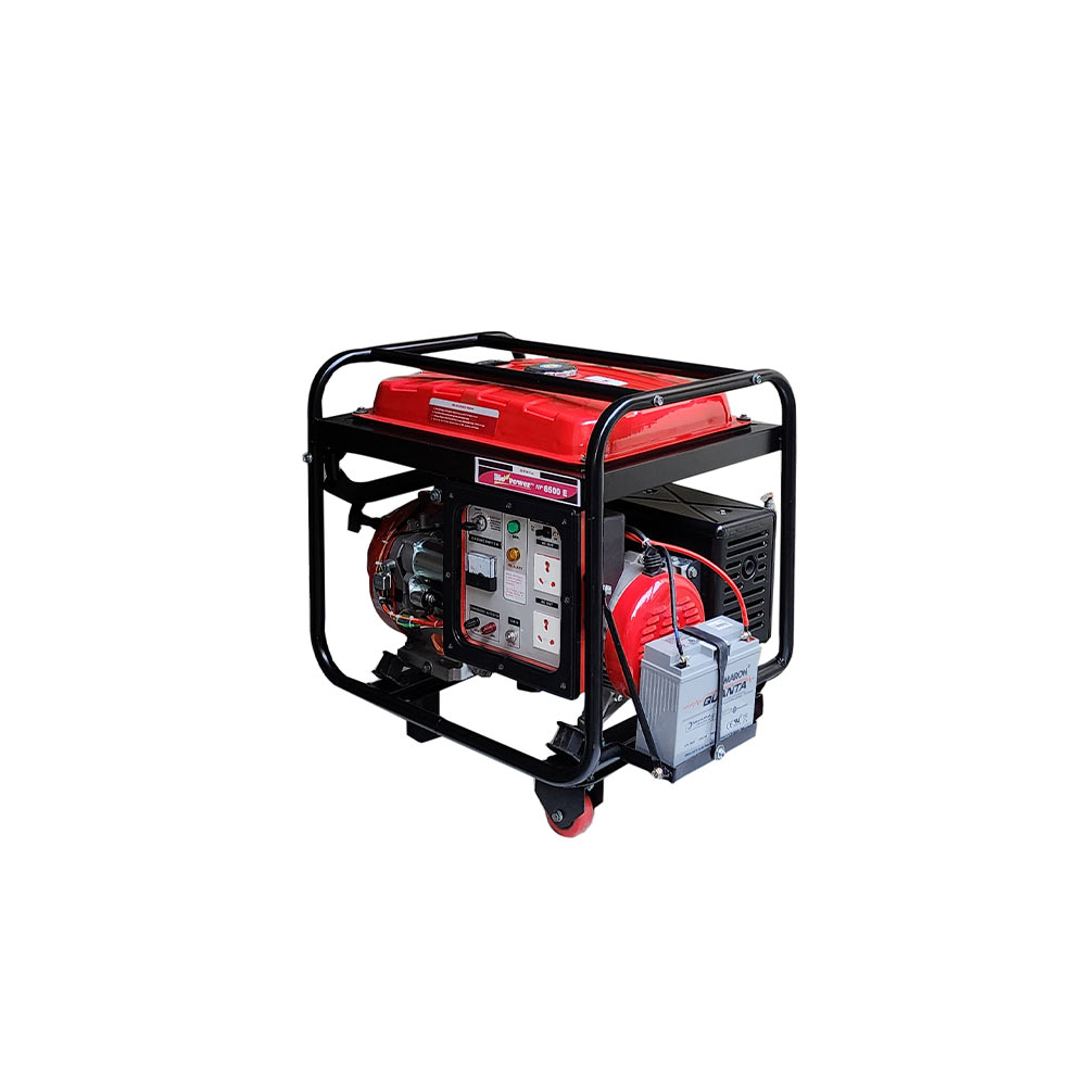 5.5 KVA smart light weight Portable Generator, Petrol Run, Recoil & Self Start Model HP-6500E